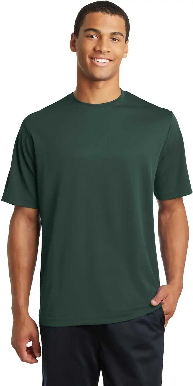 Sport-tek St340 Posicharge Racermesh Tee - Dark Forest Green