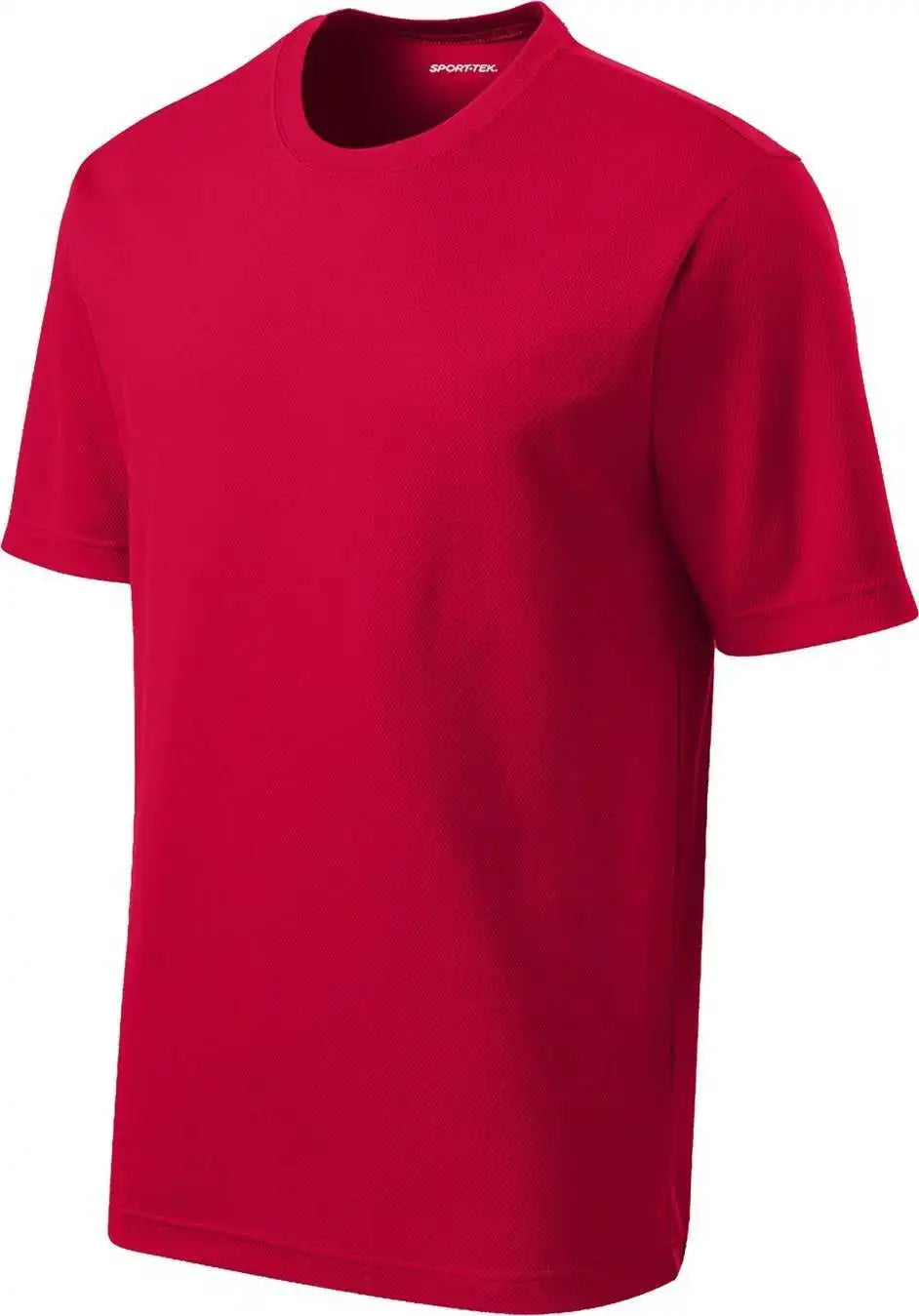 Sport-tek St340 Posicharge Racermesh Tee - Deep Red