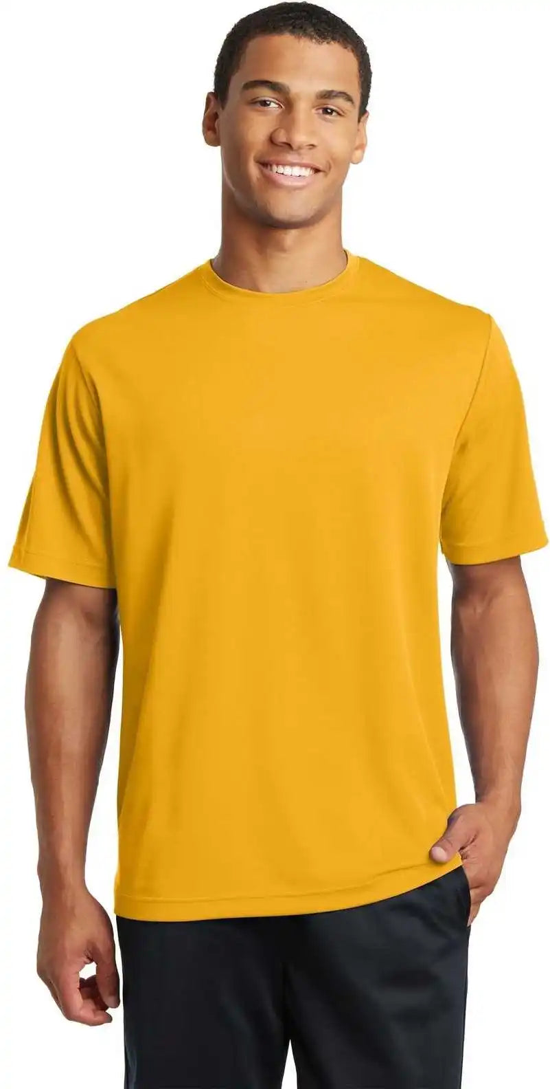 Sport-tek St340 Posicharge Racermesh Tee - Gold