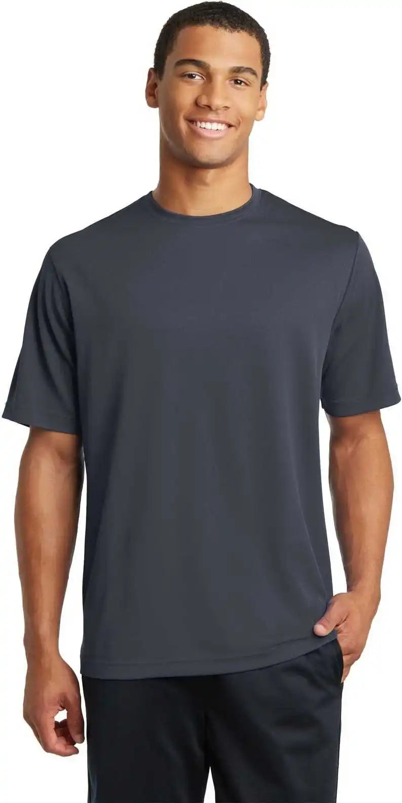Sport Tek St340 Posicharge Racermesh Tee Graphite
