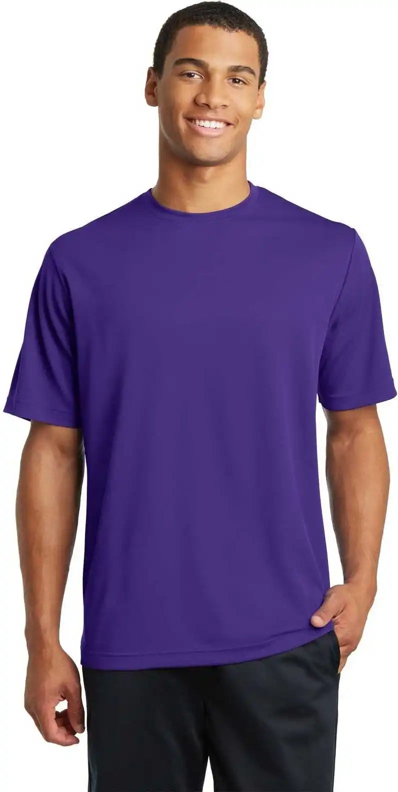 Sport-tek St340 Posicharge Racermesh Tee - Purple