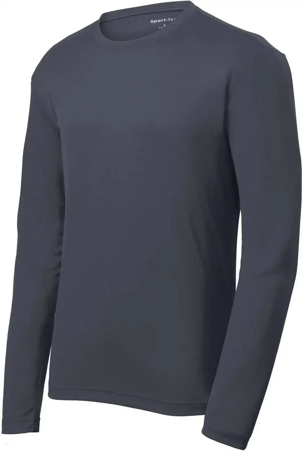 Sport Tek St340ls Posicharge Racermesh Long Sleeve Tee Graphite