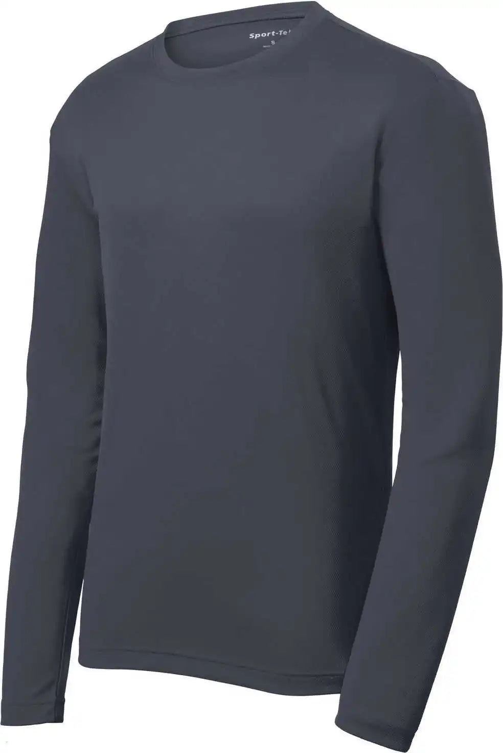 Sport-tek St340ls Posicharge Racermesh Long Sleeve Tee - Graphite