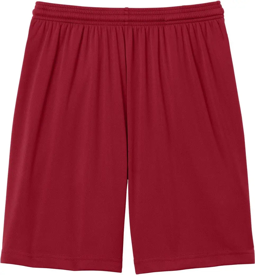 Sport-tek St349p Posicharge Competitor 7’’ Pocketed Short - Deep Red
