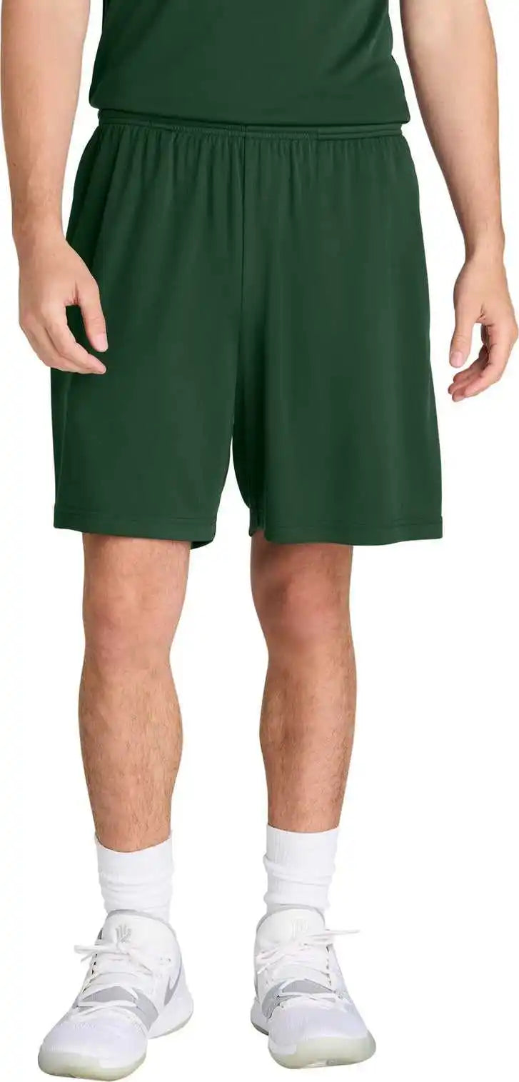 Sport-tek St349p Posicharge Competitor 7’’ Pocketed Short - Forest Green