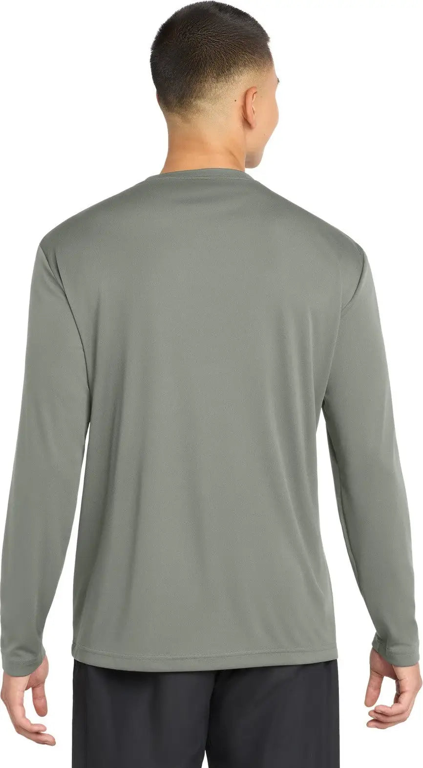 Sport-tek St350ls Long Sleeve Posicharge Competitor Tee - Gray Concrete