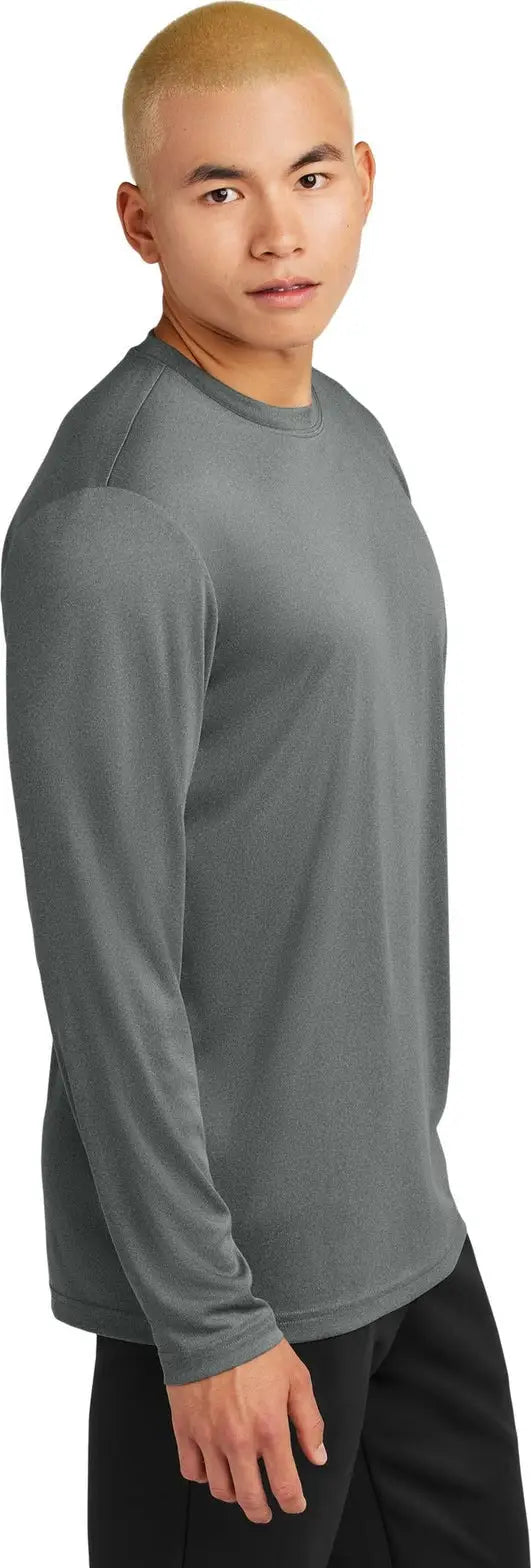 Sport-tek St350ls Long Sleeve Posicharge Competitor Tee - Iron Gray Heather