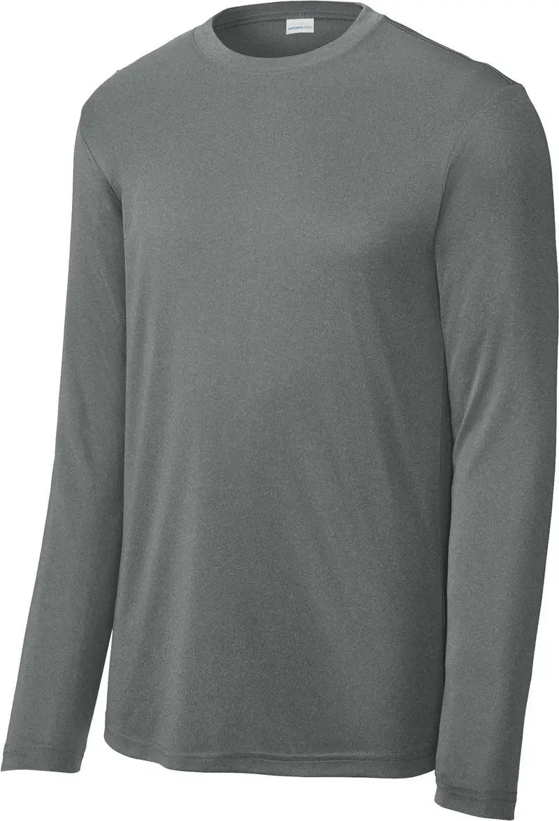 Sport-tek St350ls Long Sleeve Posicharge Competitor Tee - Iron Gray Heather