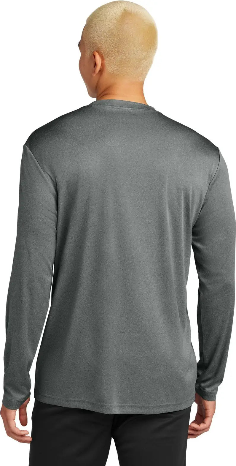 Sport-tek St350ls Long Sleeve Posicharge Competitor Tee - Iron Gray Heather