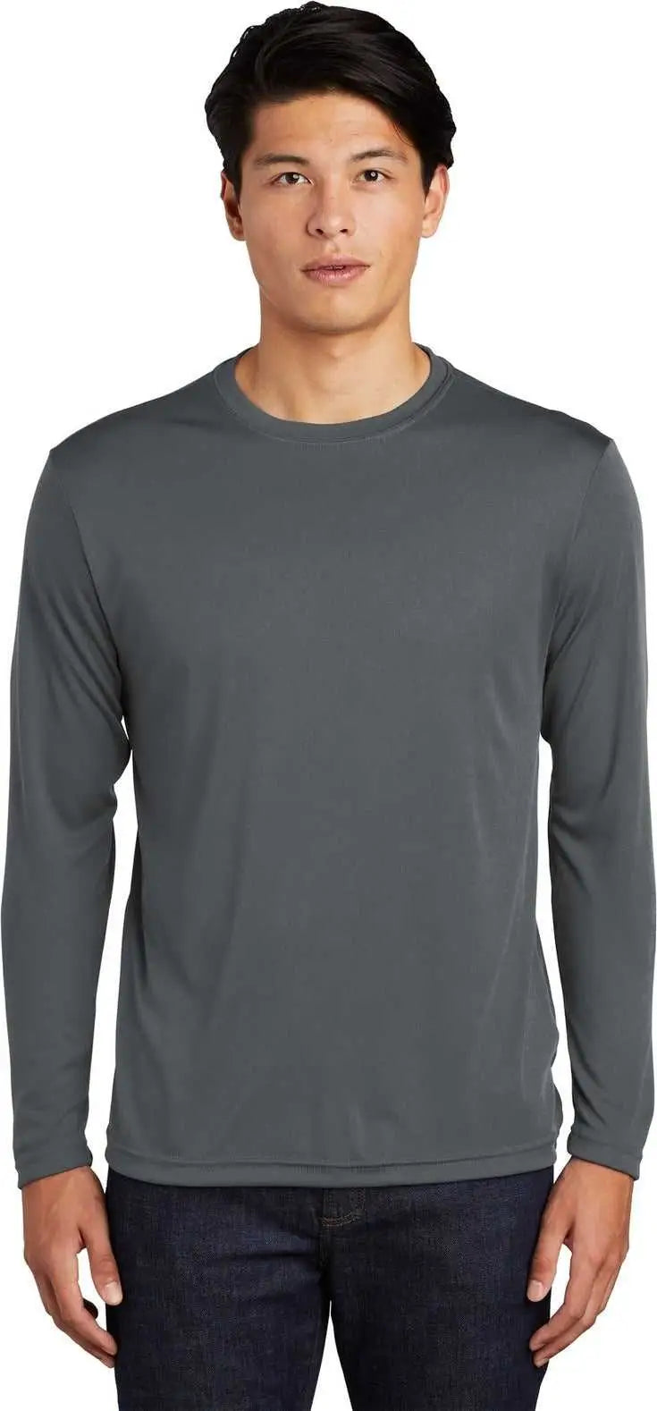 Sport-tek St350ls Long Sleeve Posicharge Competitor Tee - Iron Grey