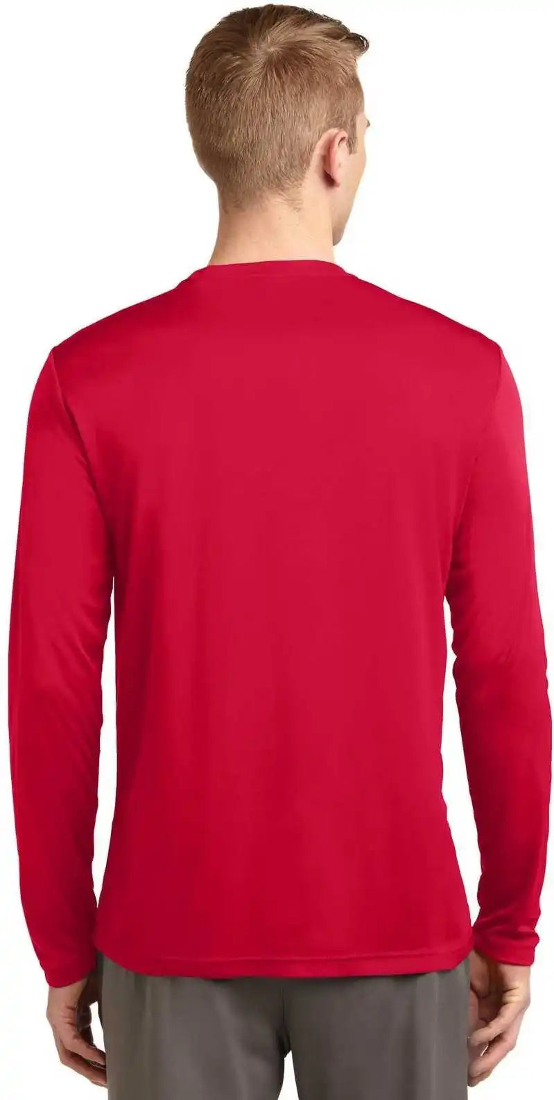 Sport Tek St350ls Long Sleeve Posicharge Competitor Tee True Red