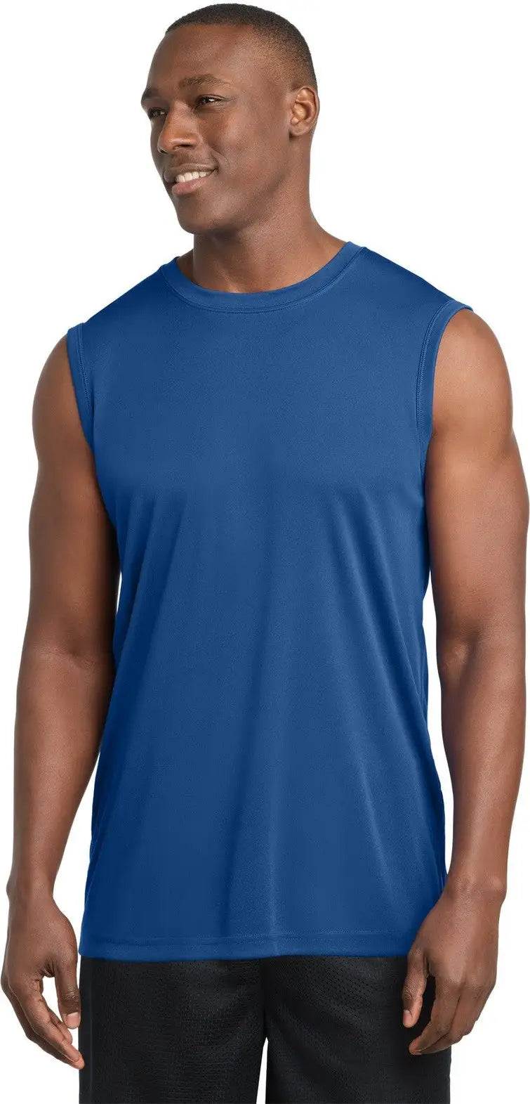 Sport-tek St352 Sleeveless Posicharge Competitor Tee - Royal - Adult Xs