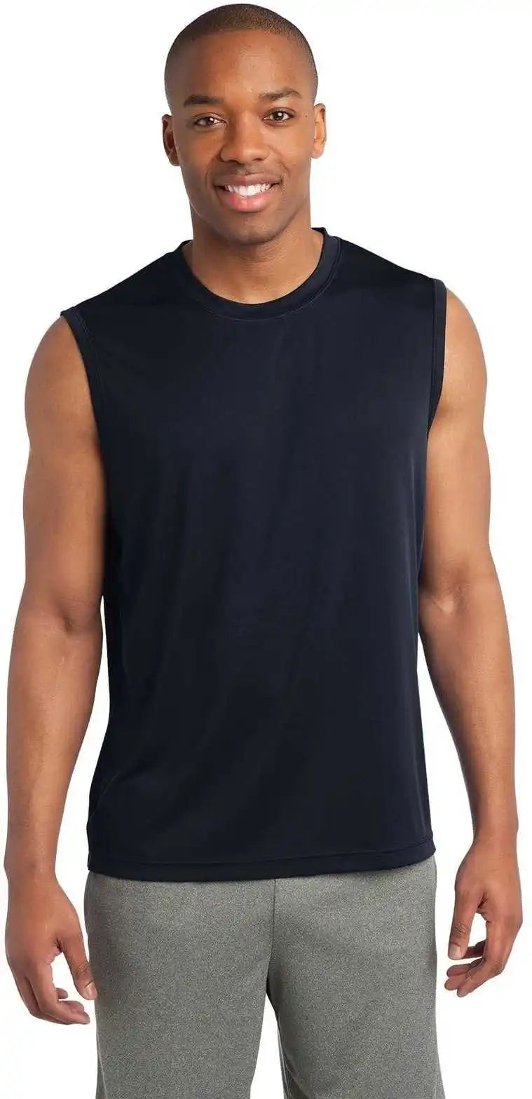 Sport Tek St352 Sleeveless Posicharge Competitor Tee True Navy