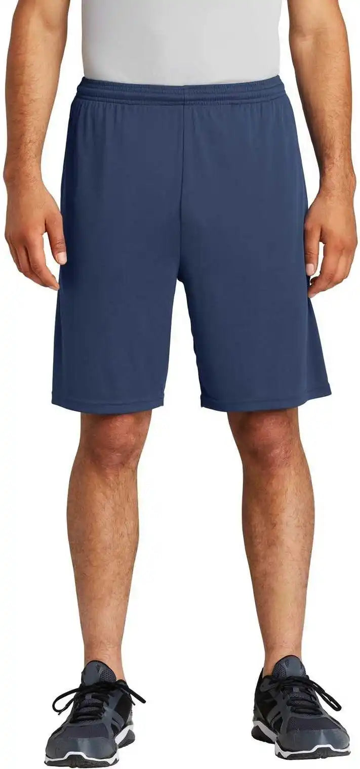 Sport Tek St355p Posicharge Competitor Pocketed Short True Navy
