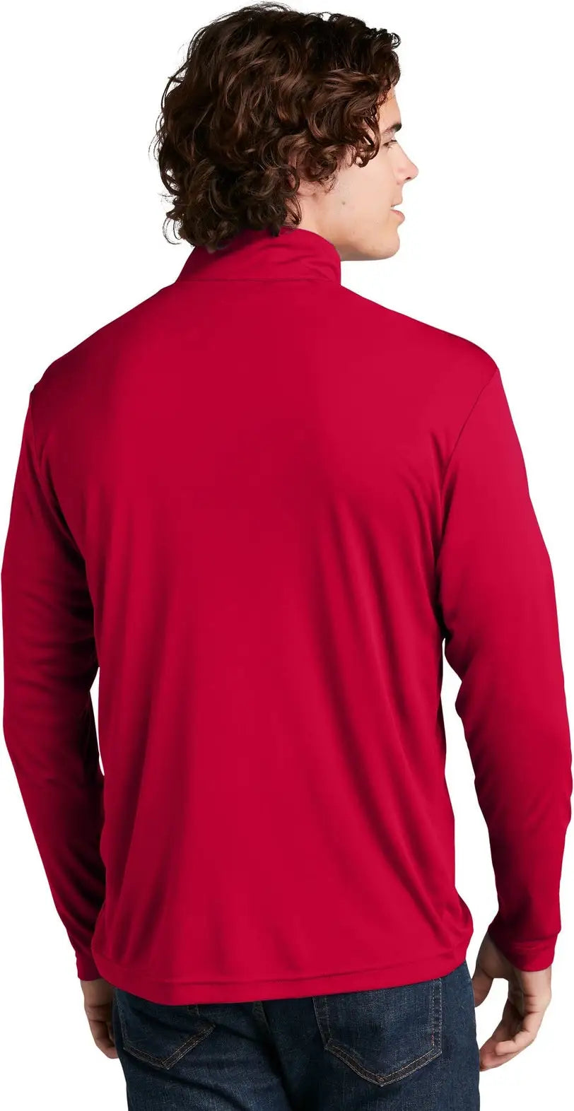 Sport-tek St357 Posicharge Competitor 1/4-zip Pullover - Deep Red