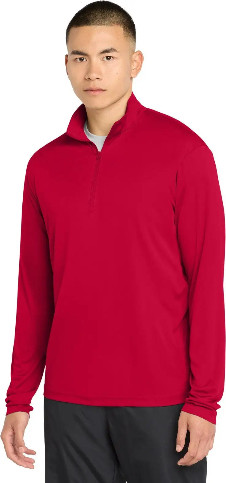 Sport-tek St357 Posicharge Competitor 1/4-zip Pullover - Deep Red