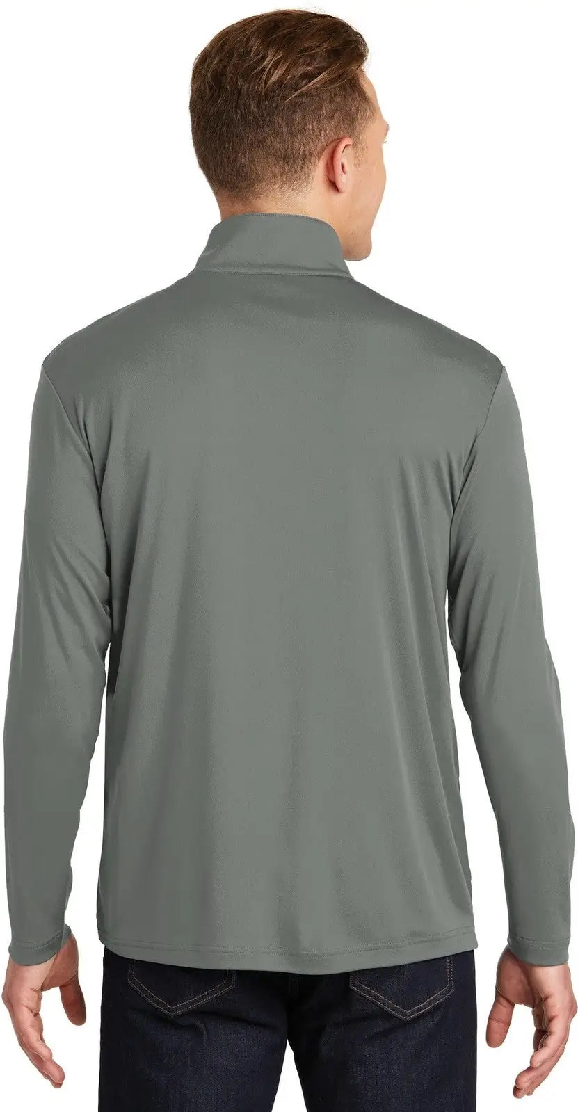 Sport-tek St357 Posicharge Competitor 1/4-zip Pullover - Gray Concrete