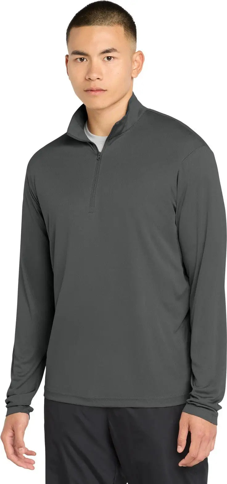 Sport-tek St357 Posicharge Competitor 1/4-zip Pullover - Iron Gray