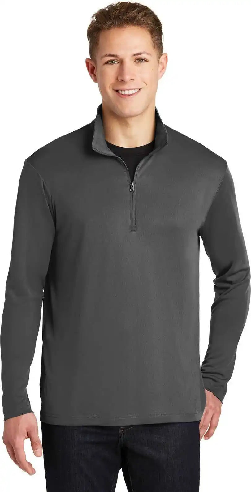 Sport-tek St357 Posicharge Competitor 1/4-zip Pullover - Iron Grey