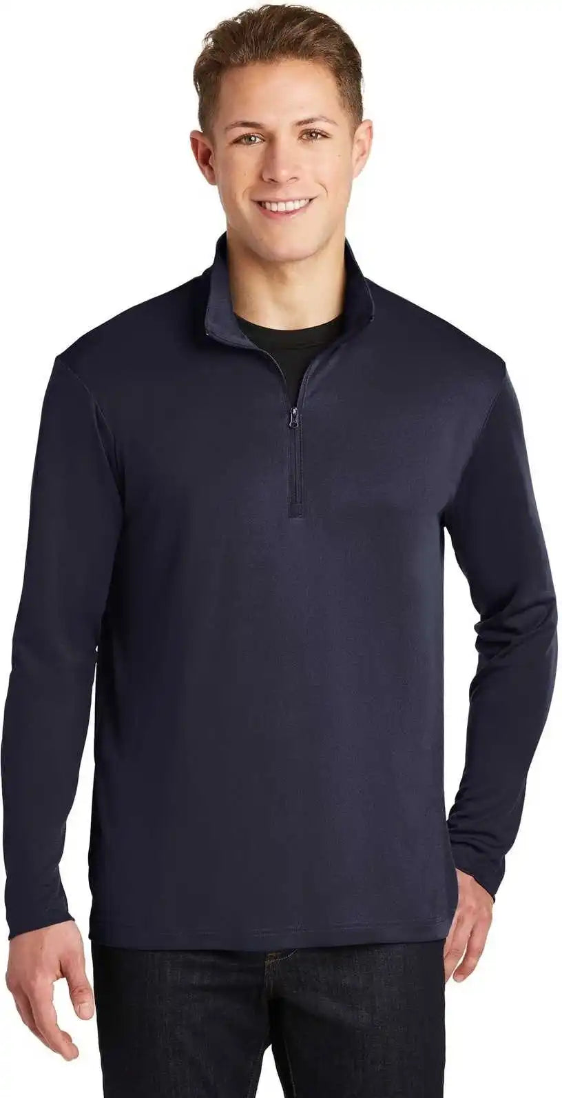 Sport Tek St357 Posicharge Competitor 1/4 Zip Pullover True Navy