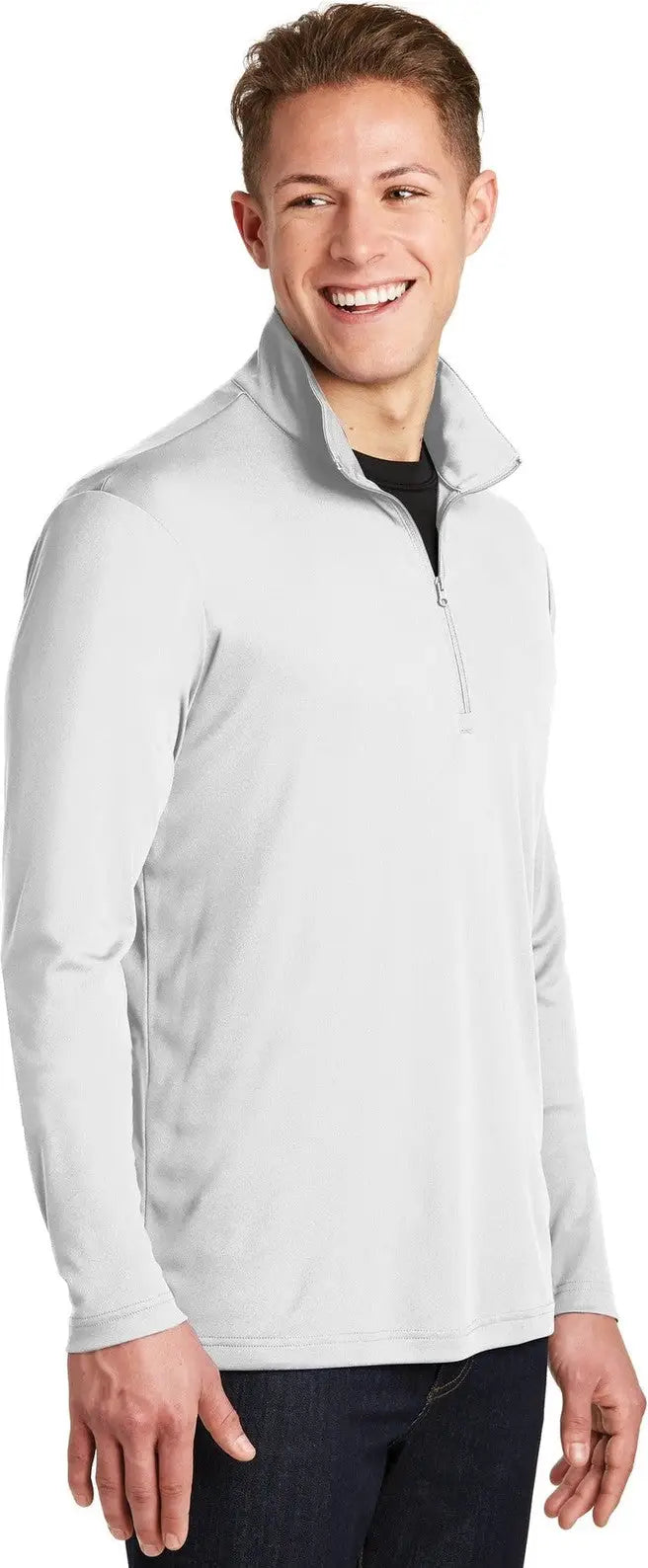 Sport-tek St357 Posicharge Competitor 1/4-zip Pullover - White