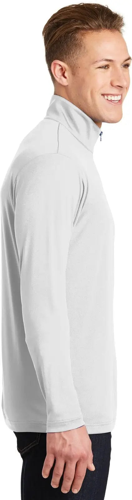 Sport-tek St357 Posicharge Competitor 1/4-zip Pullover - White