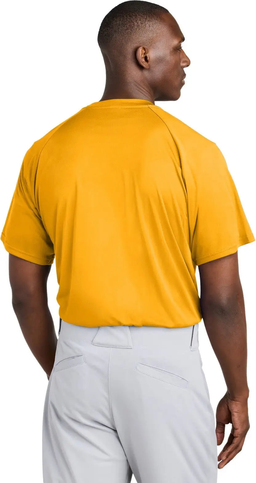 Sport-tek St359 Posicharge Competitor 2-button Henley - Gold