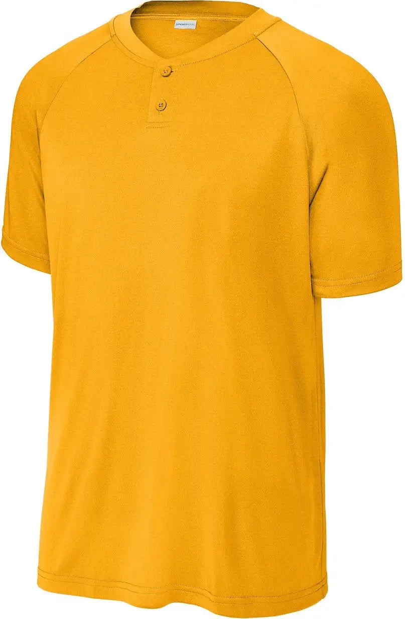 Sport-tek St359 Posicharge Competitor 2-button Henley - Gold