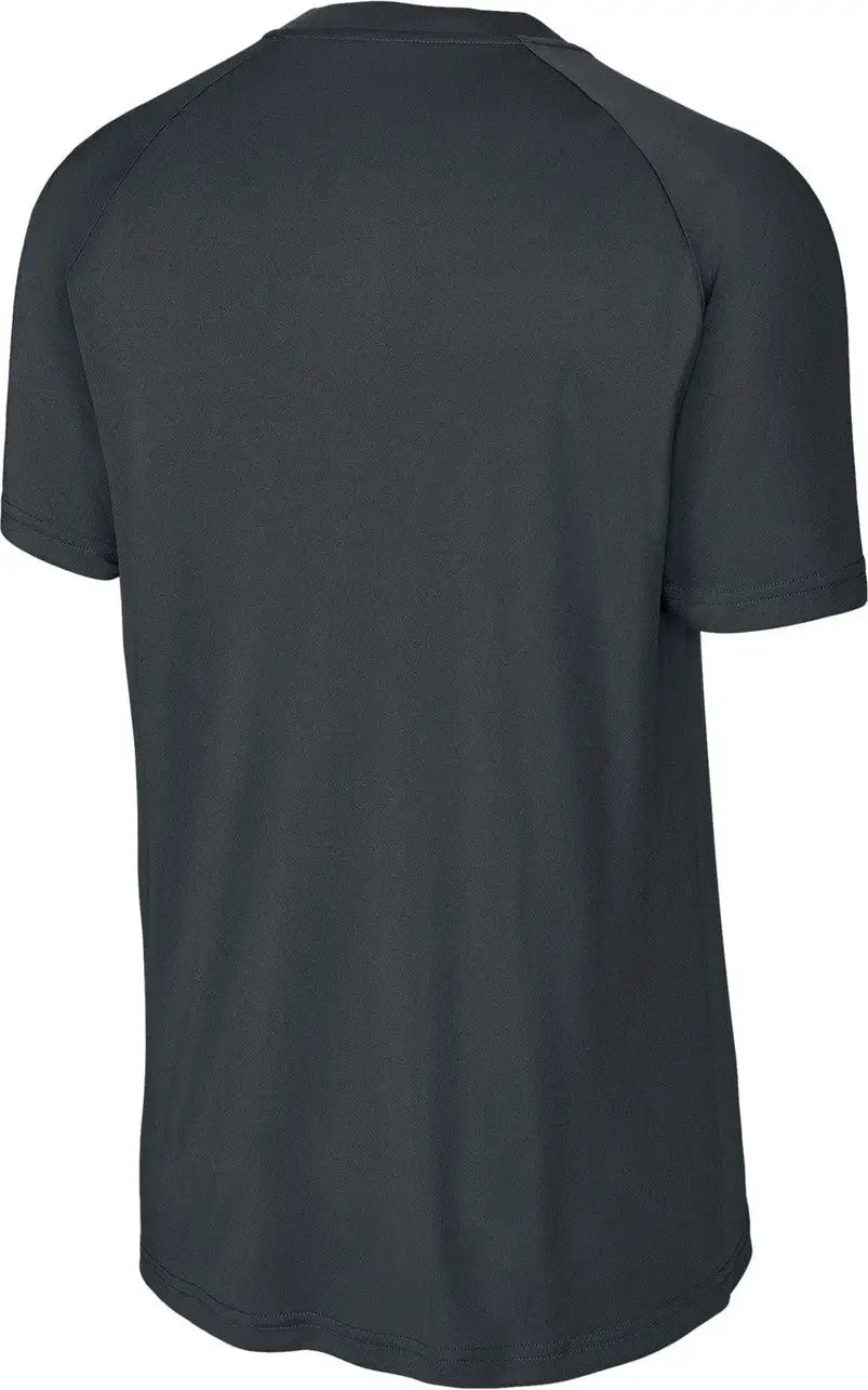 Sport-tek St359 Posicharge Competitor 2-button Henley - Iron Gray