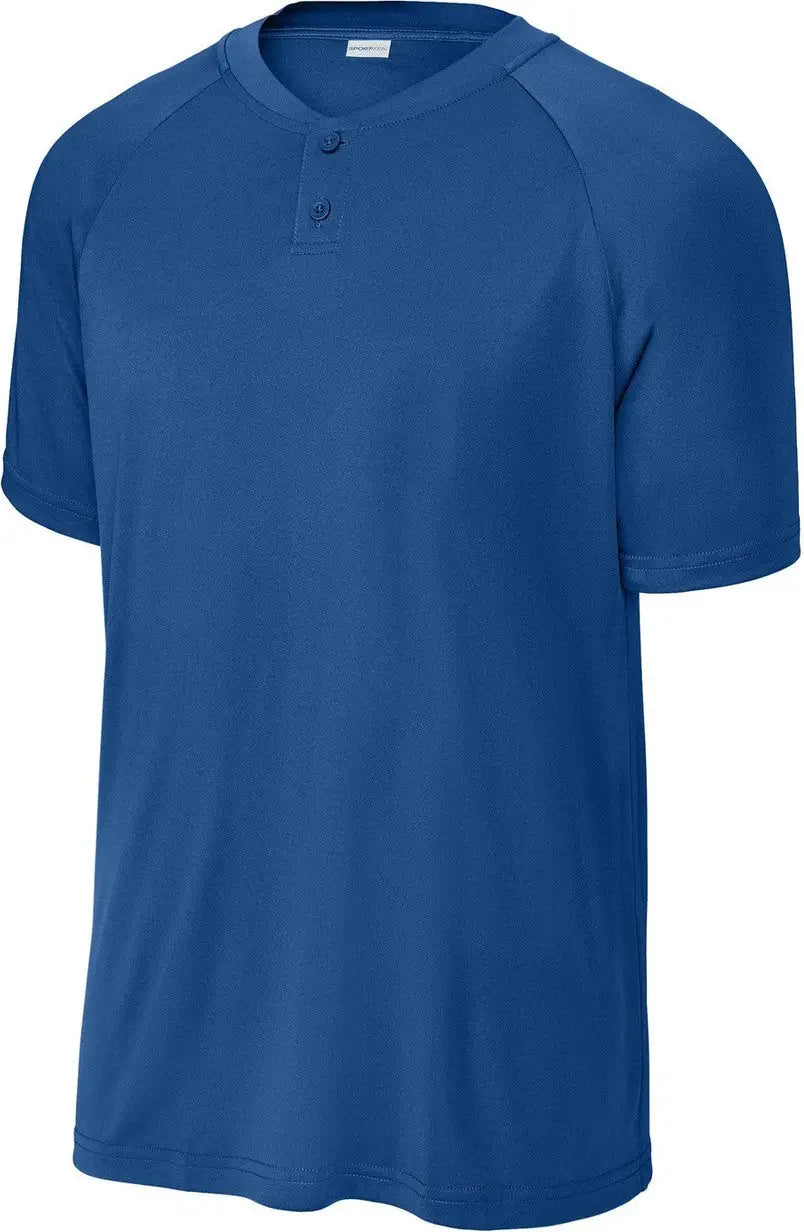 Sport-tek St359 Posicharge Competitor 2-button Henley - Royal
