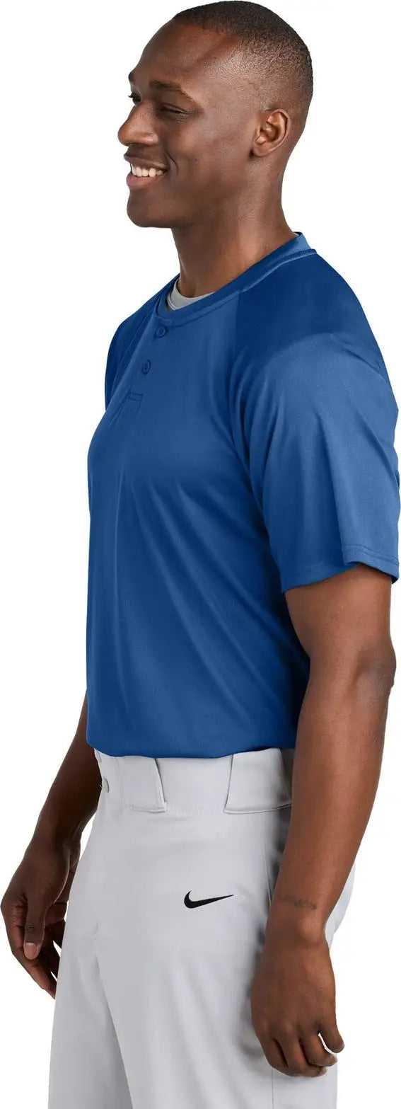Sport-tek St359 Posicharge Competitor 2-button Henley - Royal