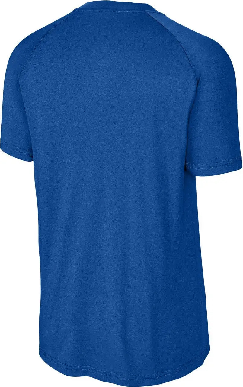 Sport-tek St359 Posicharge Competitor 2-button Henley - True Royal