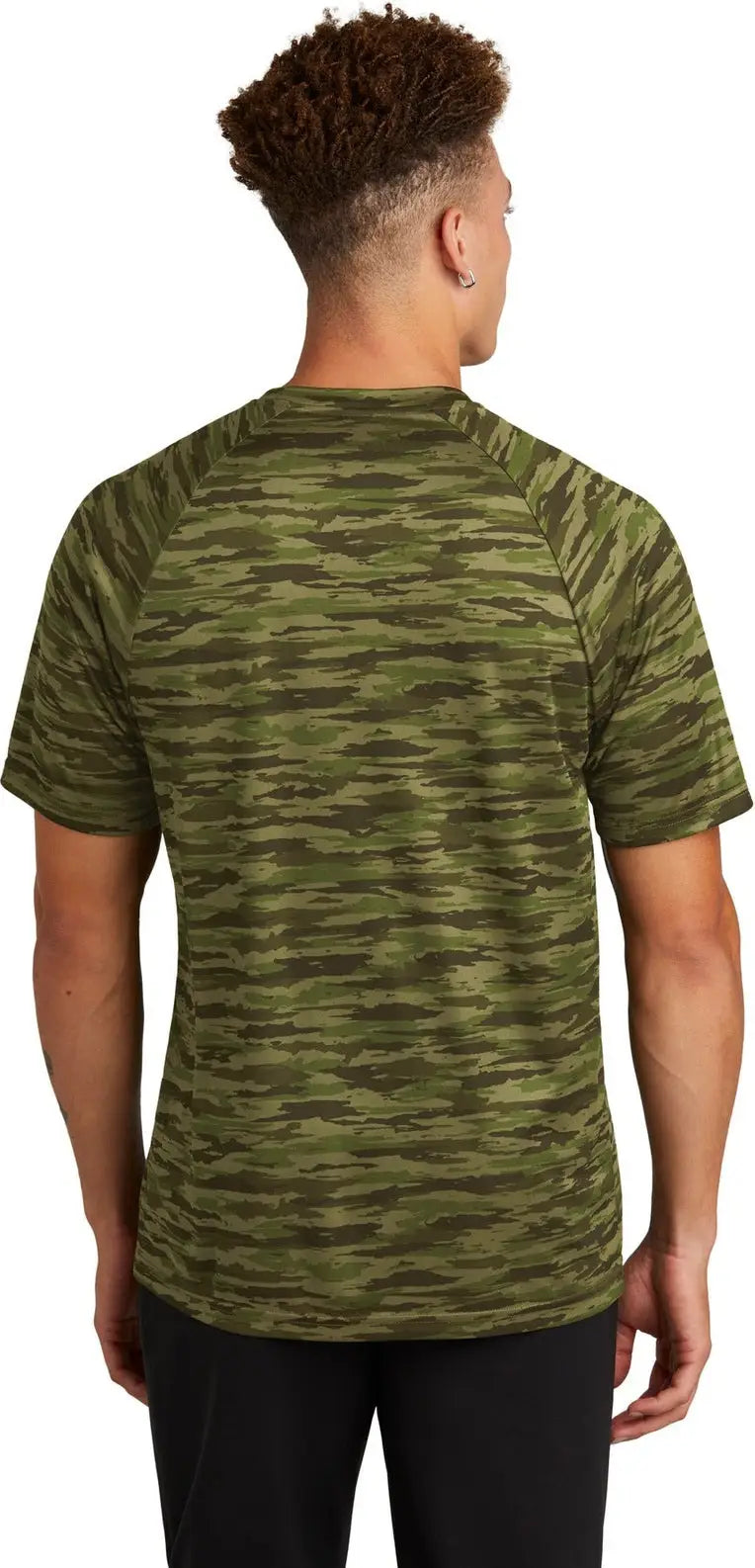 Sport-tek St375 Drift Camo Tee - Olive Drab Green