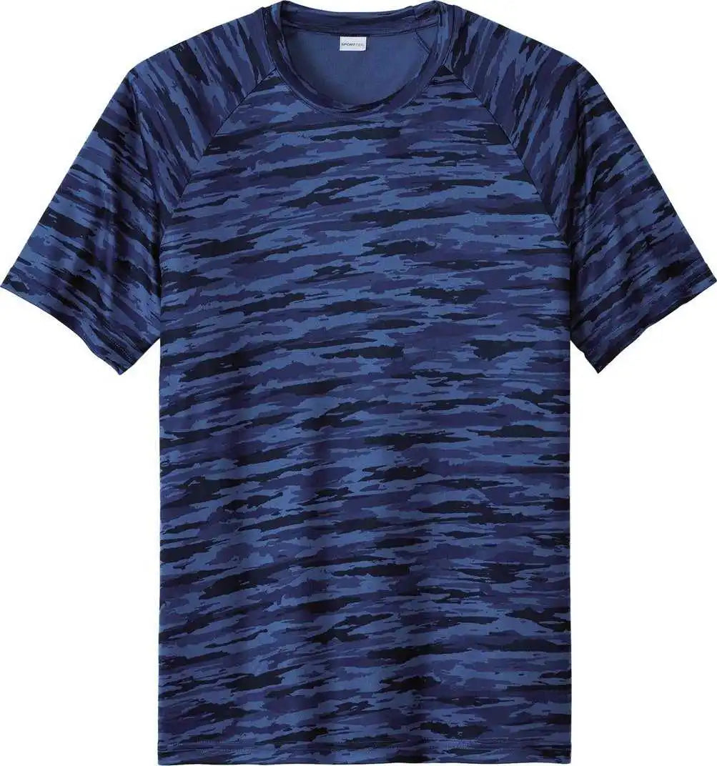 Sport-tek St375 Drift Camo Tee - True Royal
