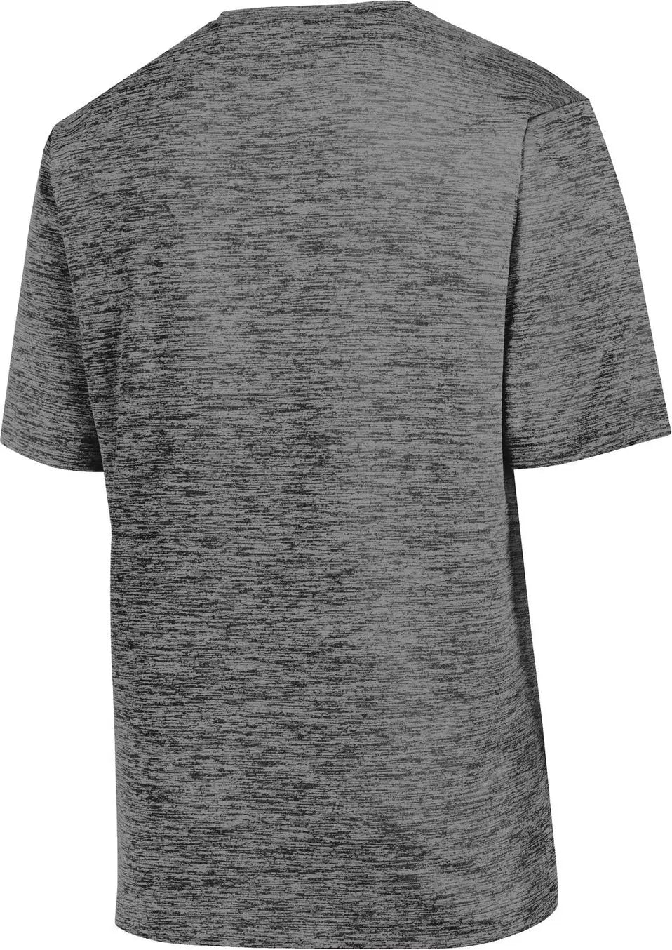 Sport-tek St390 Posicharge Electric Heather Tee - Gray-black