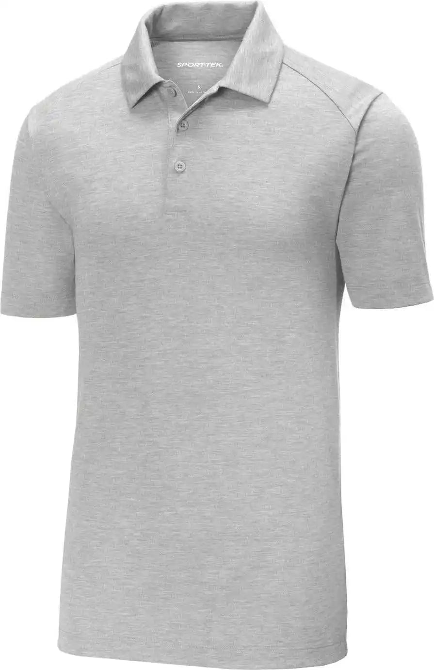Sport-tek St405 Posicharge Tri-blend Wicking Polo - Light Grey Heather