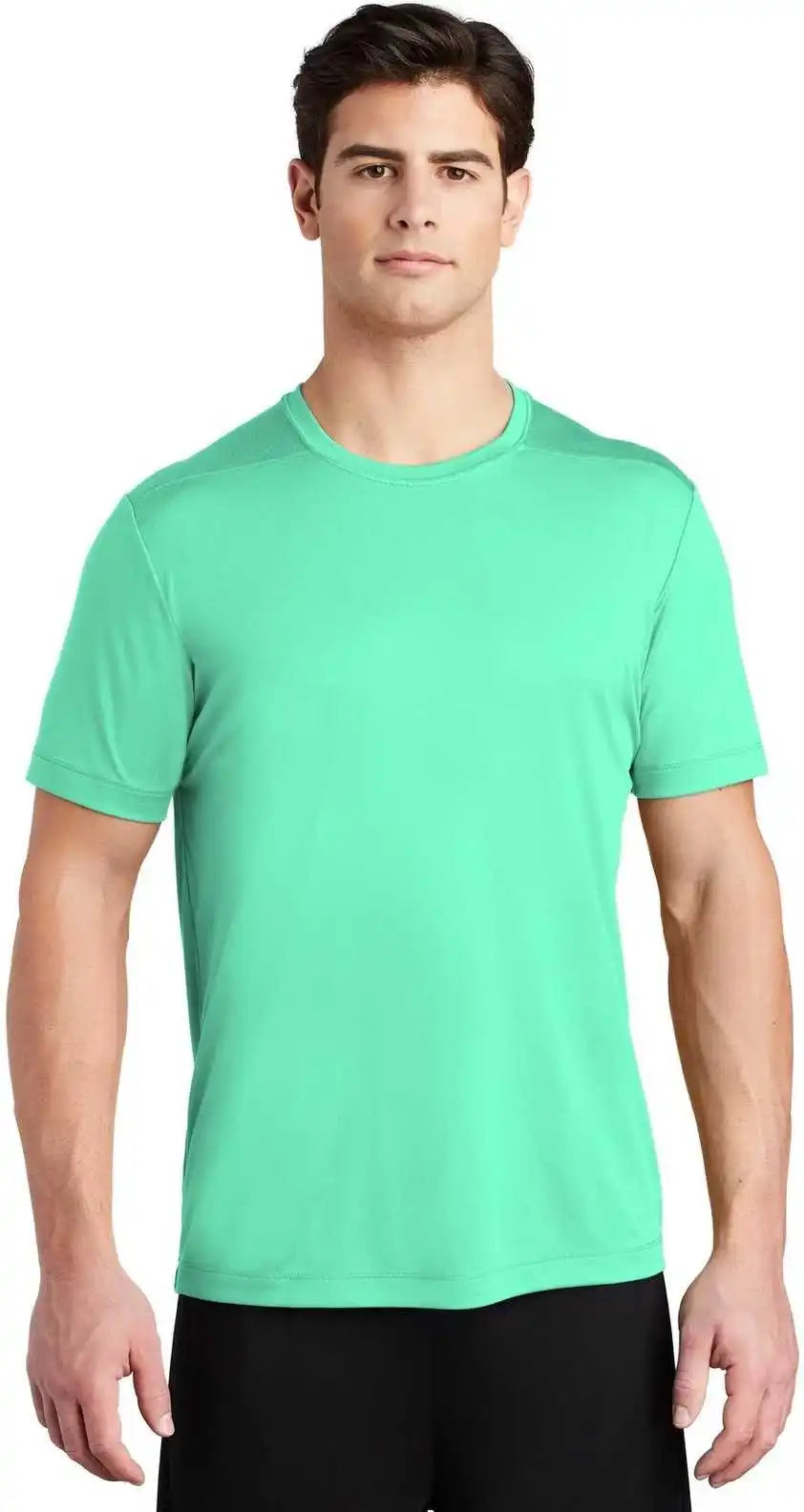 Sport Tek St420 Posi Uv Pro Tee Bright Seafoam