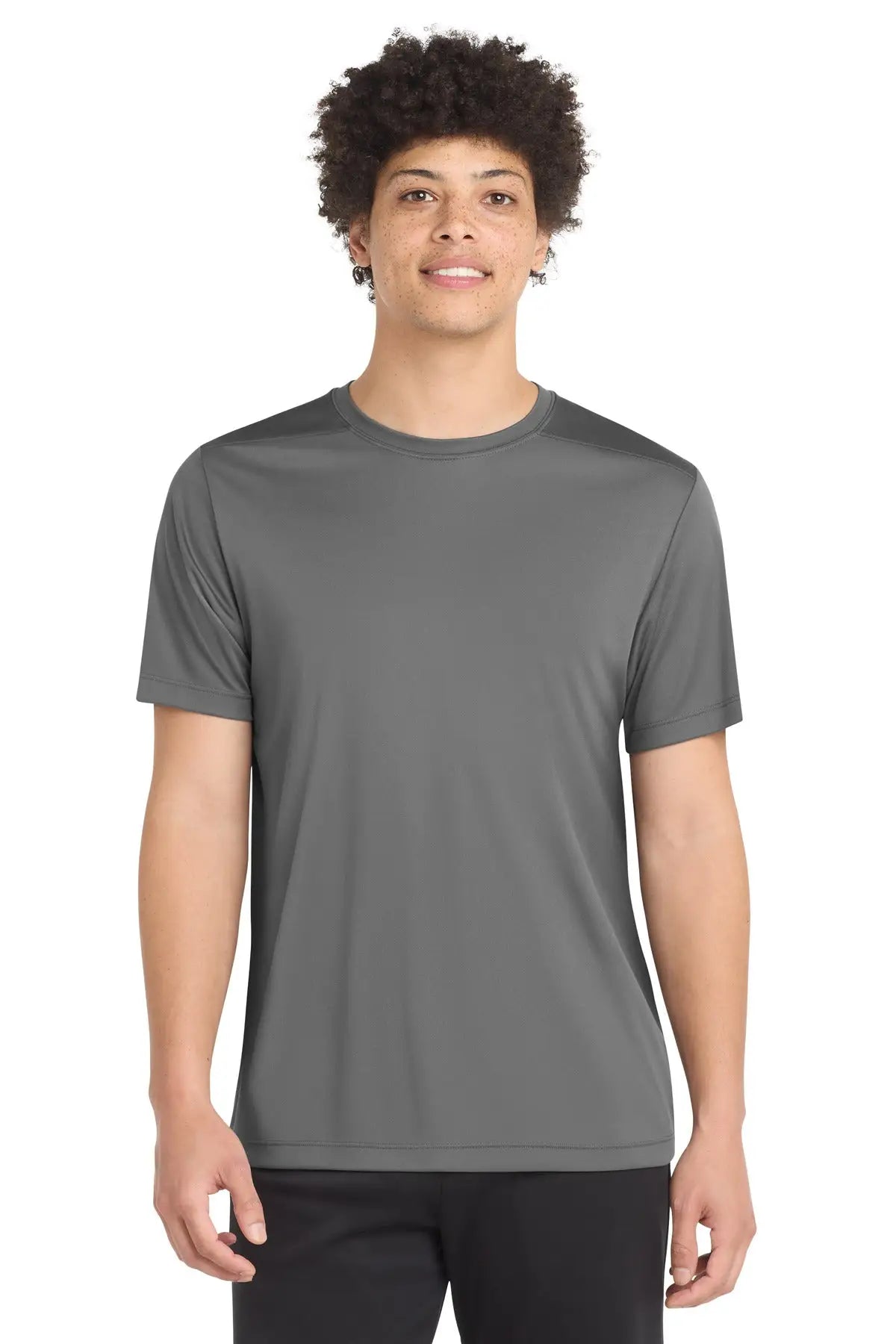 Sport-tek St420 Posi-uv Pro Tee - Dark Smoke Gray
