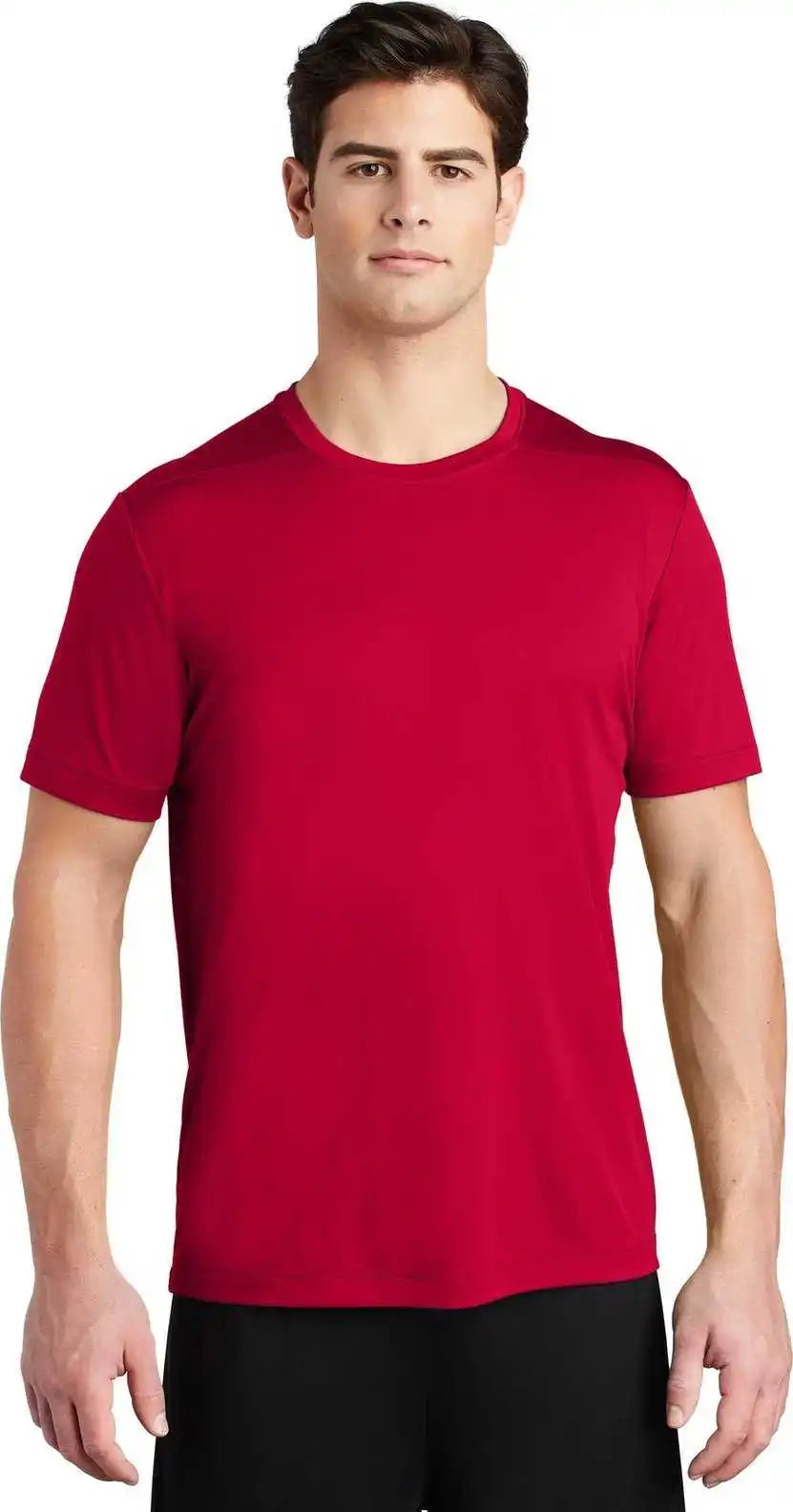 Sport-tek St420 Posi-uv Pro Tee - Deep Red