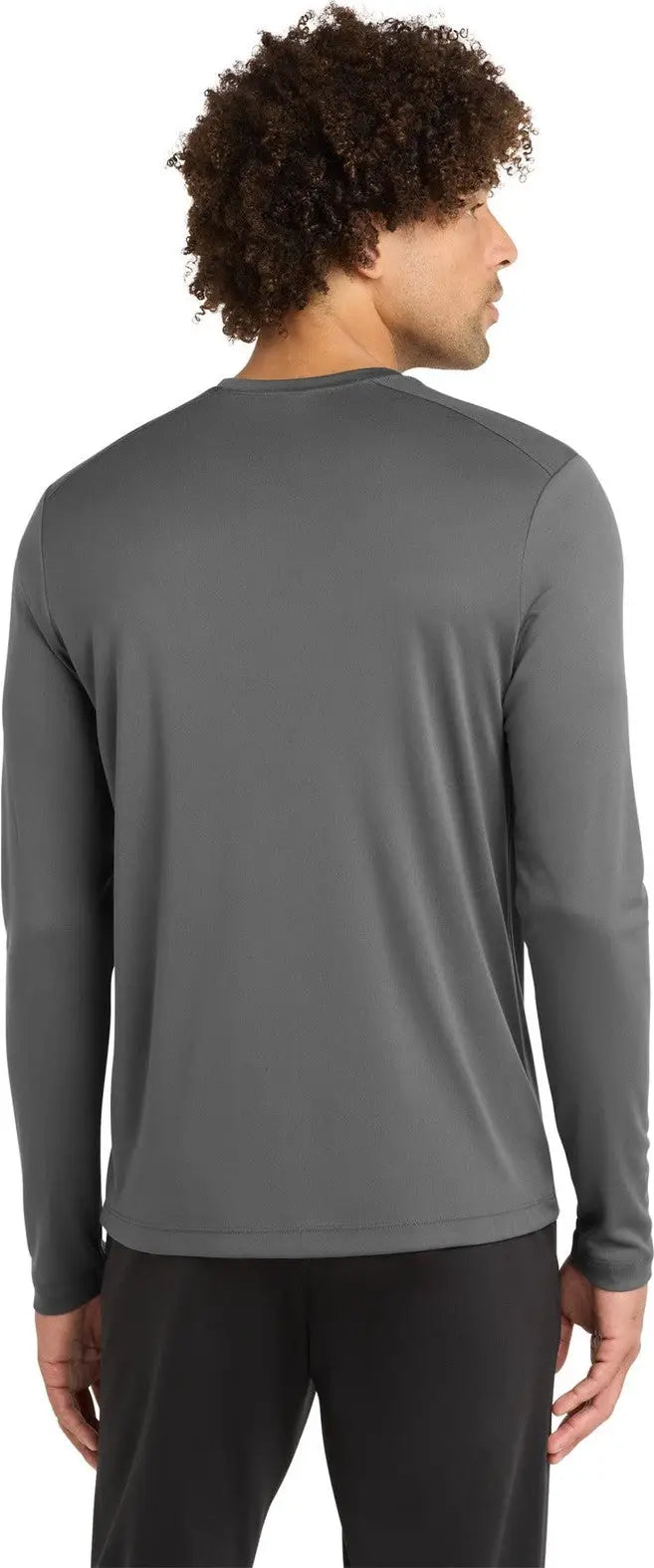 Sport-tek St420ls Posi-uv Pro Long Sleeve Tee - Dark Smoke Gray