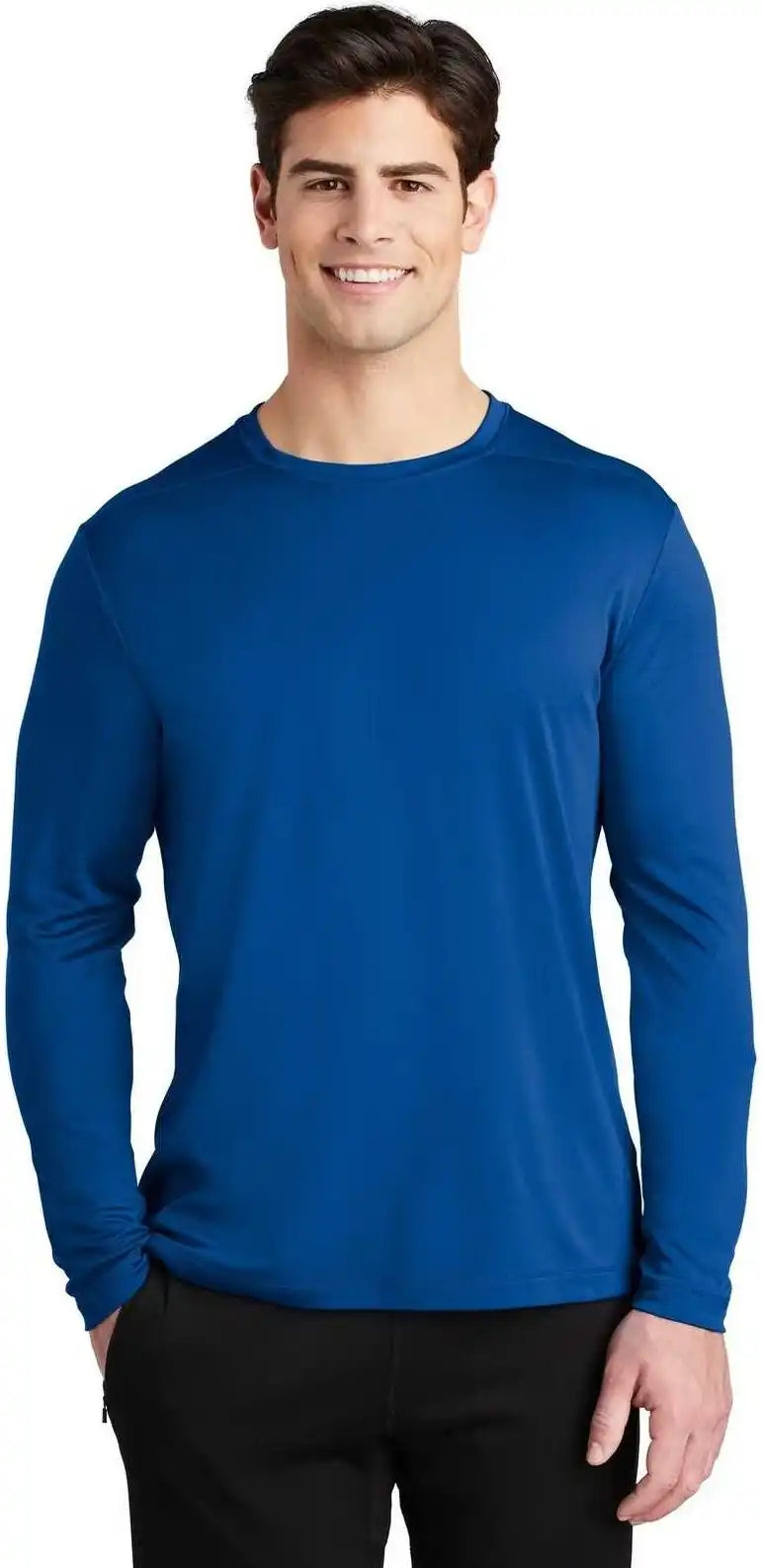 Sport-tek St420ls Posi-uv Pro Long Sleeve Tee - True Royal