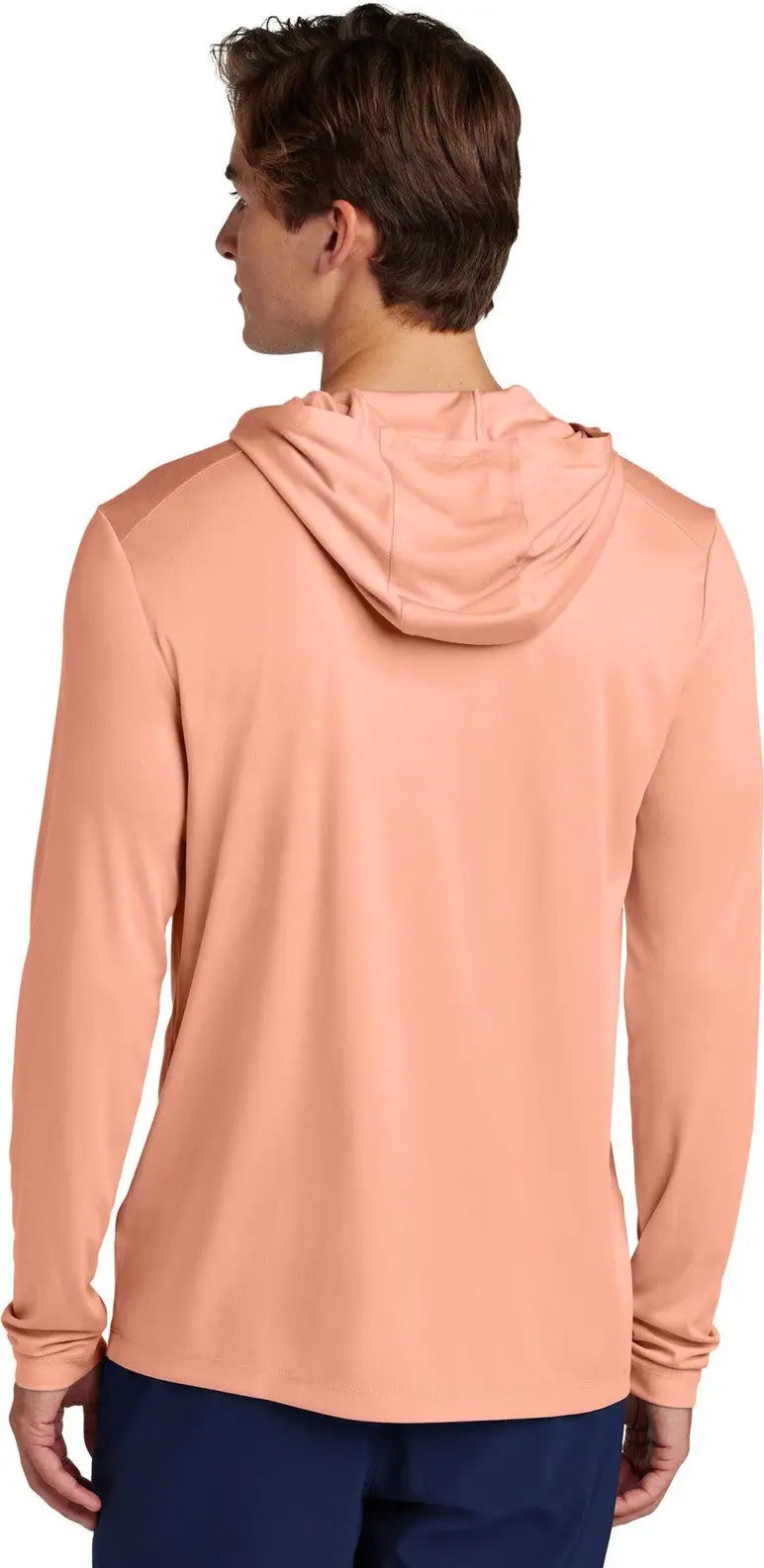 Sport-tek St420lsh Posi-uv Pro Long Sleeve Hoodie - Soft Coral