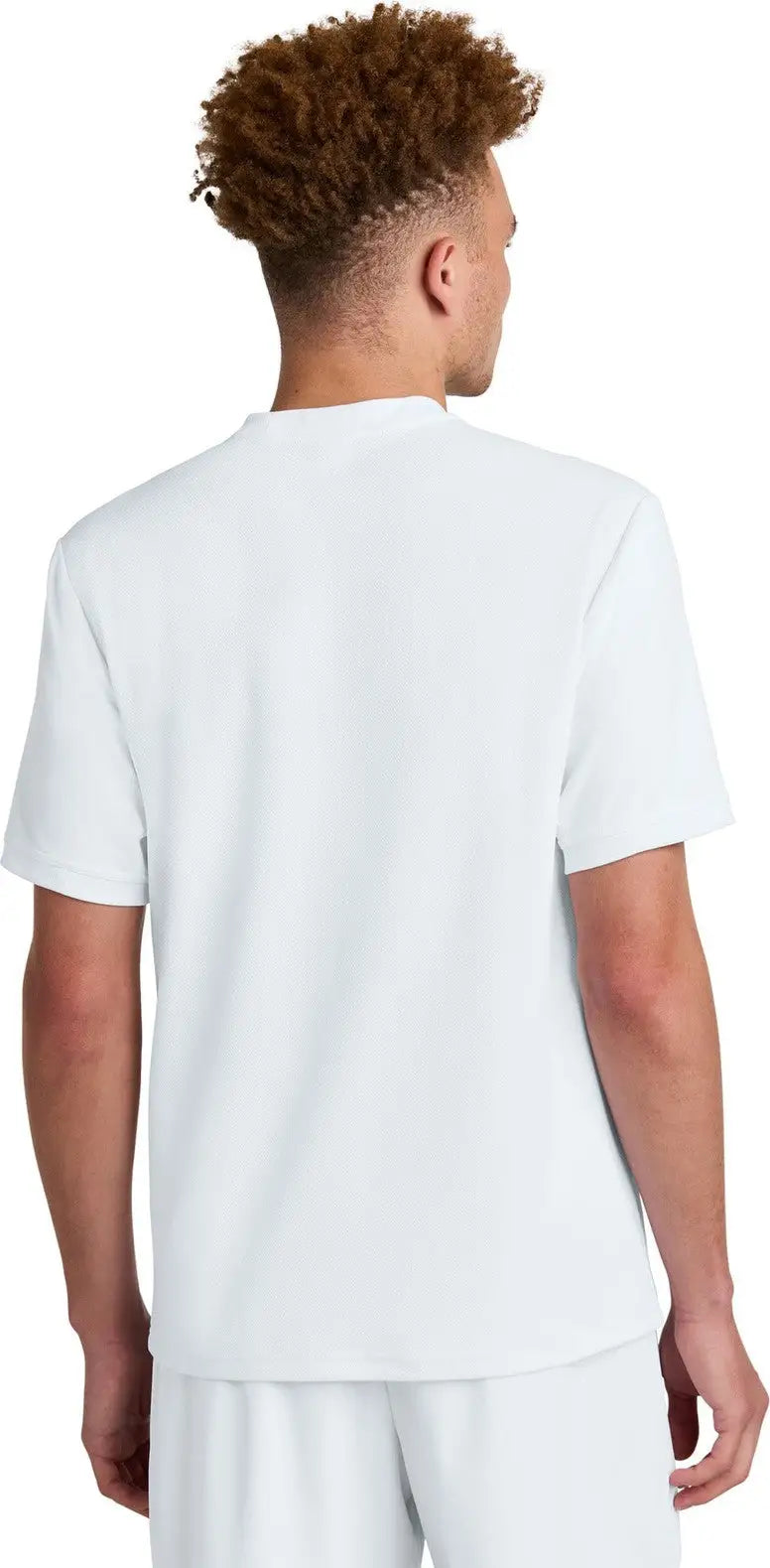 Sport-tek St440 Club Short Sleeve Crew - White