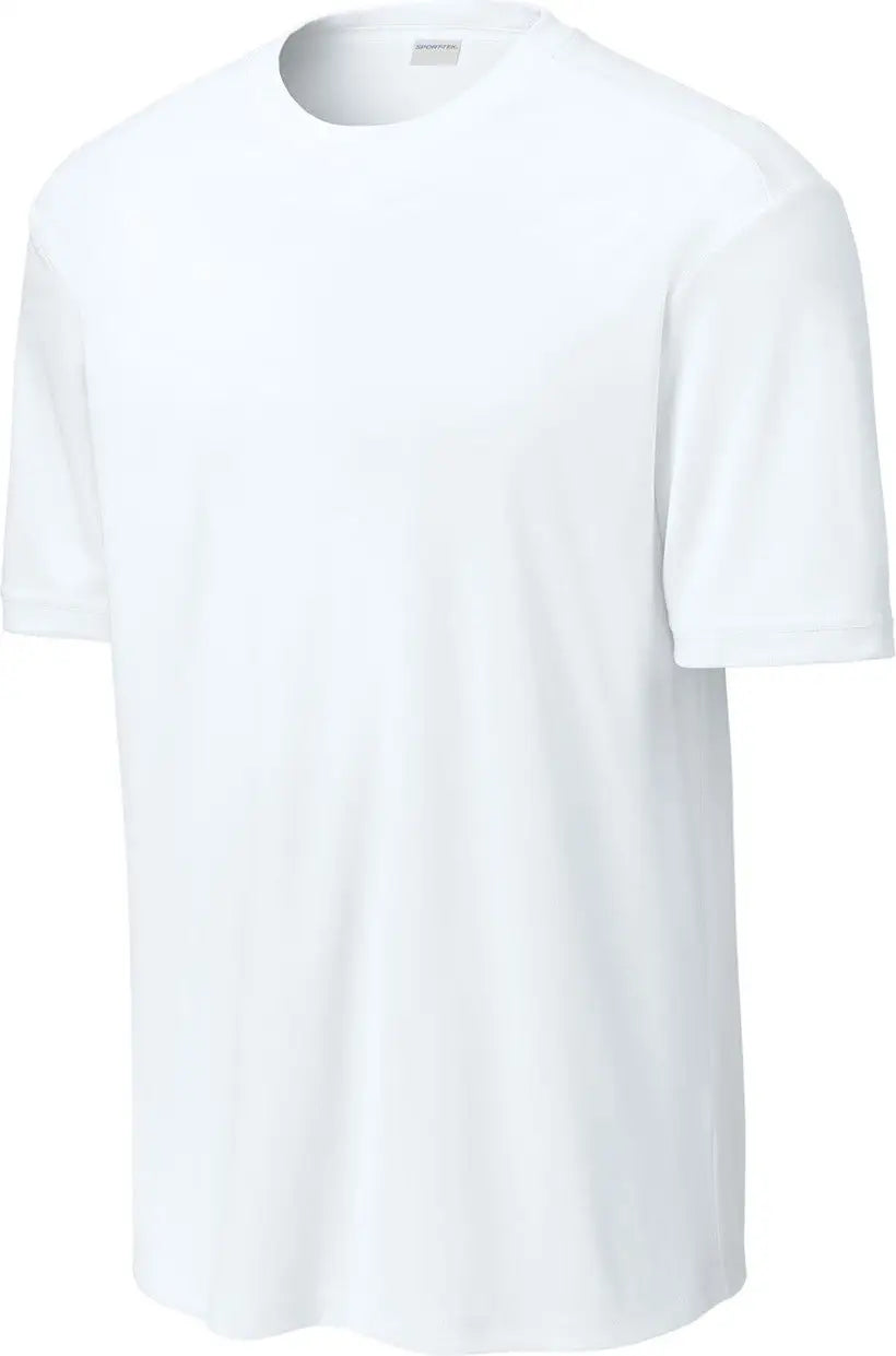 Sport-tek St440 Club Short Sleeve Crew - White