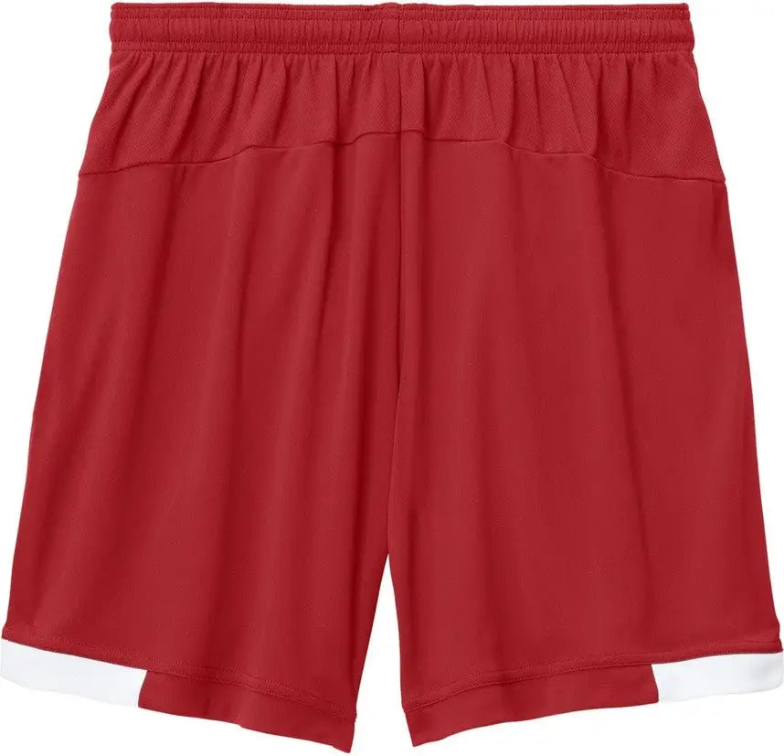 Sport-tek St442 Club 7’’ Short - Deep Red White - Red/ / Adult Xs