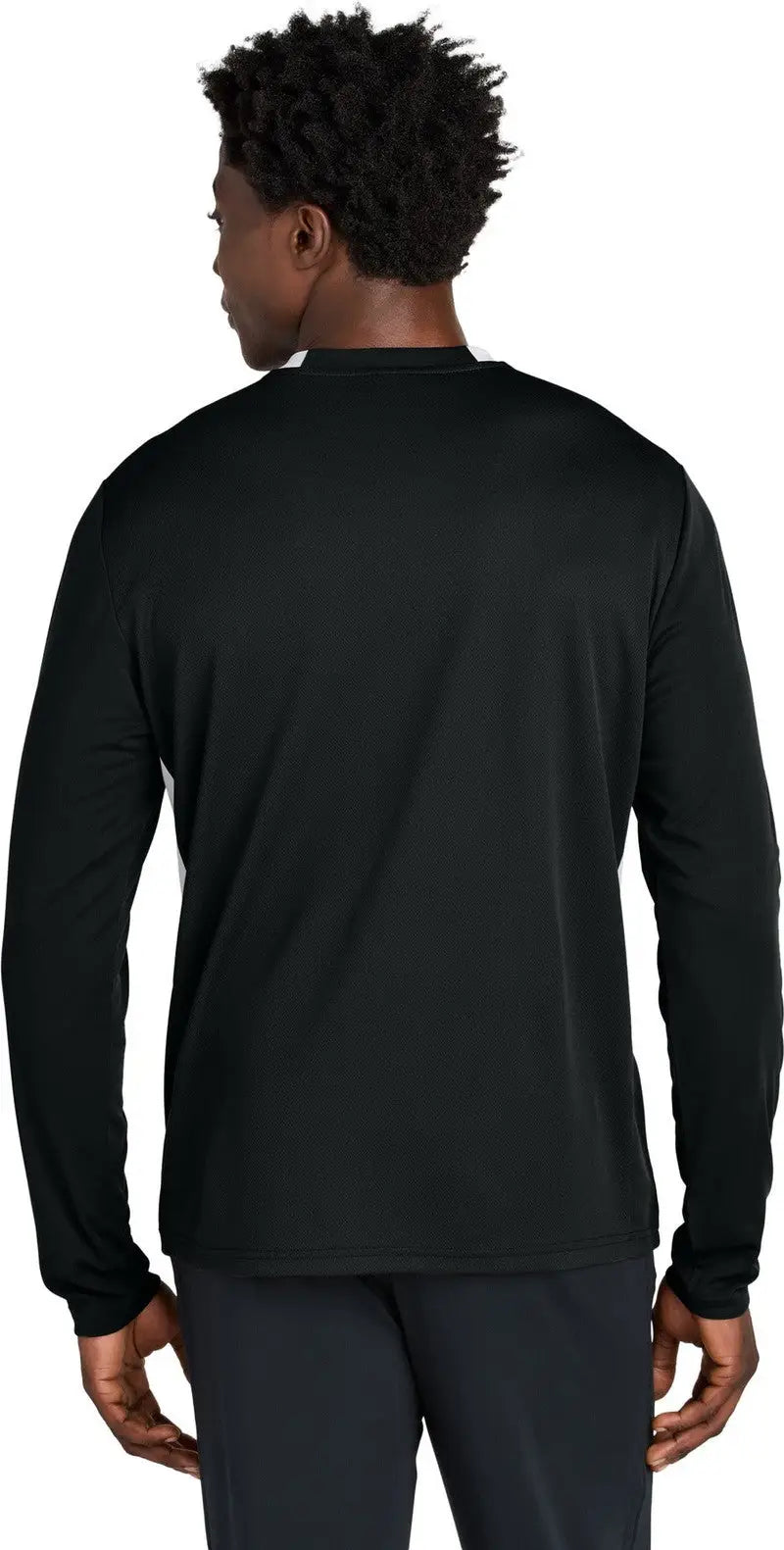 Sport-tek St443 Club 1/4-zip Pullover - Black White
