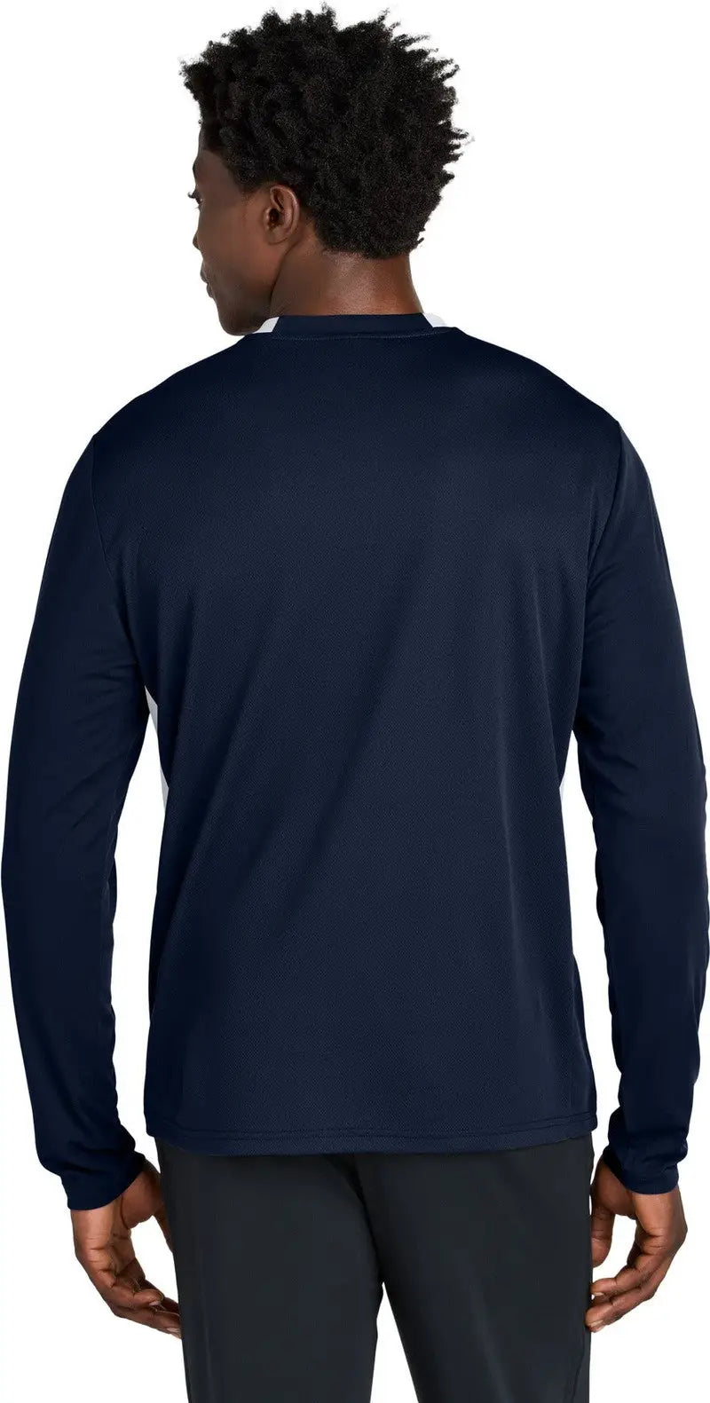 Sport-tek St443 Club 1/4-zip Pullover - True Navy White