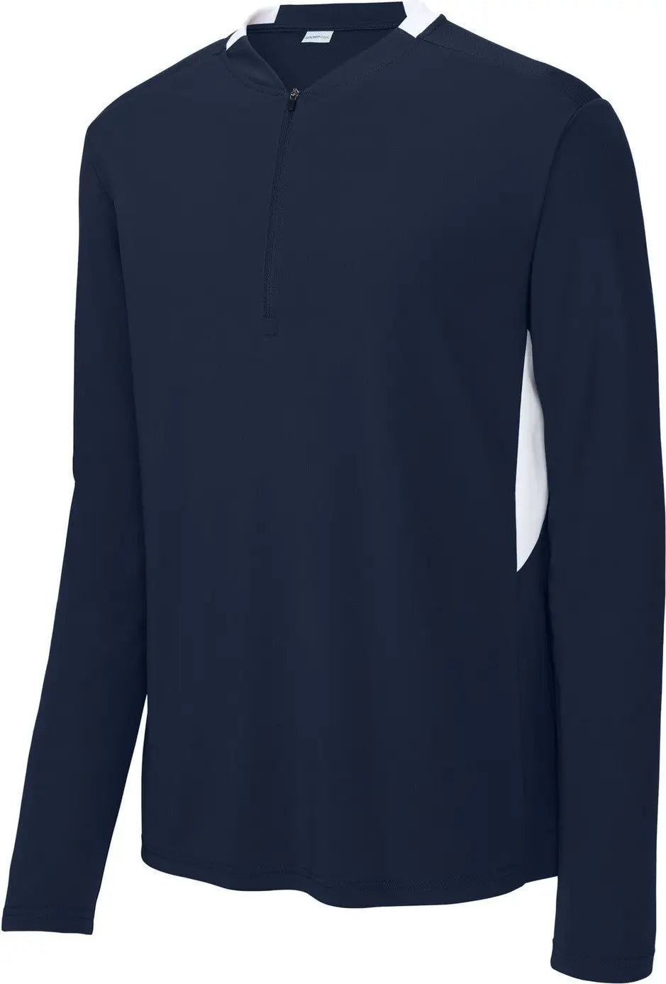 Sport-tek St443 Club 1/4-zip Pullover - True Navy White