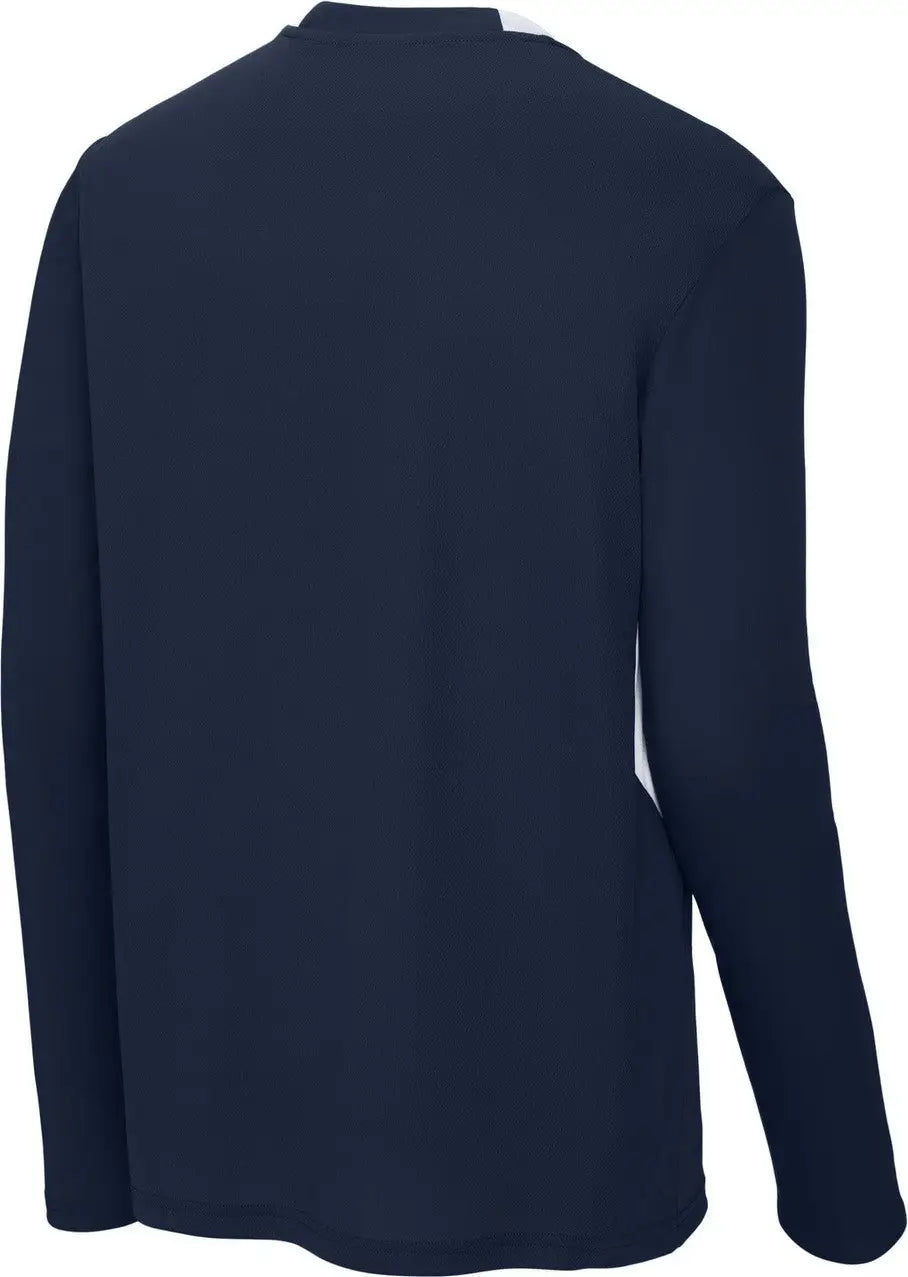Sport-tek St443 Club 1/4-zip Pullover - True Navy White