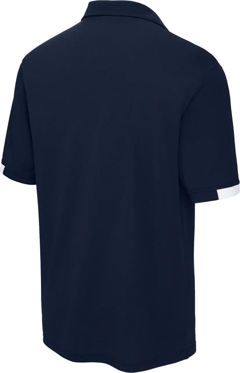 Sport-tek St444 Club Colorblock Polo - True Navy White - Navy/ / Adult Xs